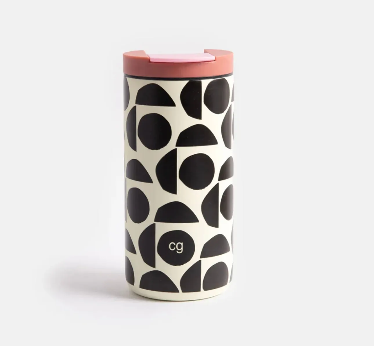 ABSTRACT GEO INSULATED COFFEE CUP