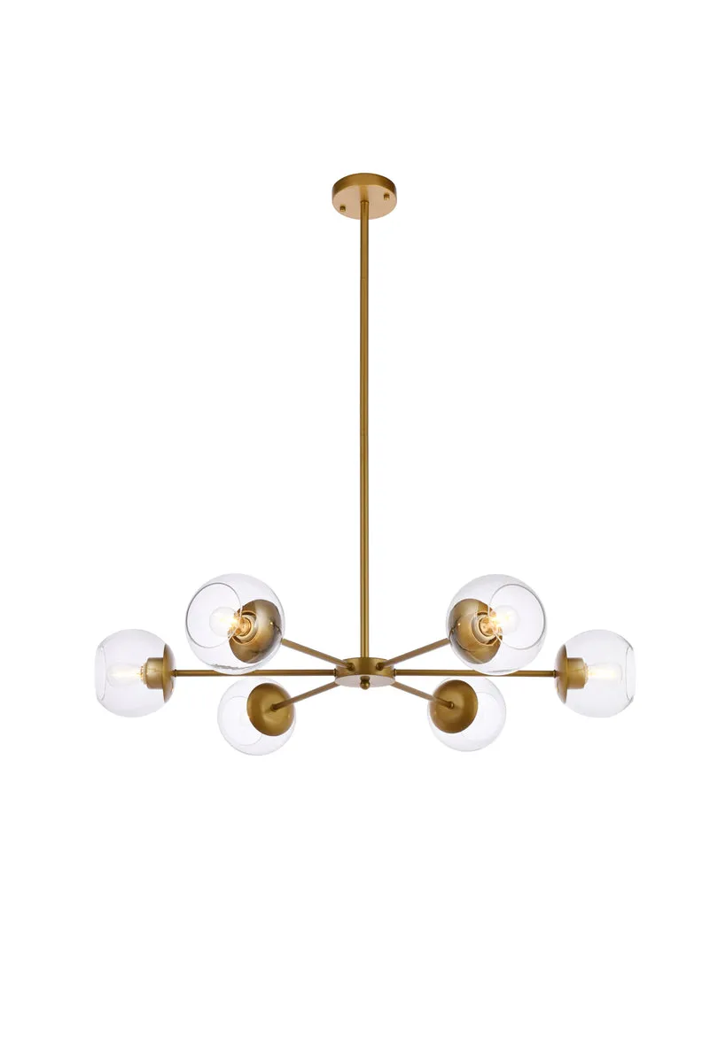 Briggs 6 Light Pendant