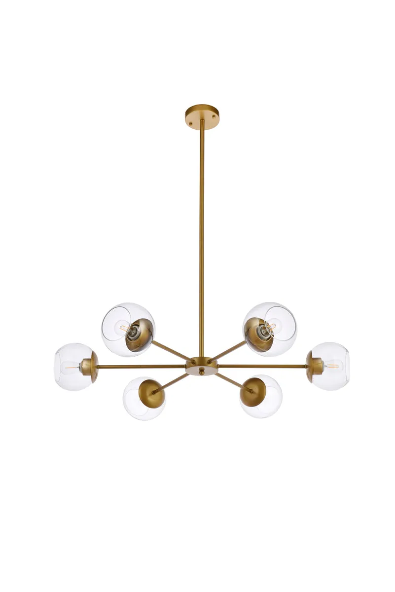 Briggs 6 Light Pendant