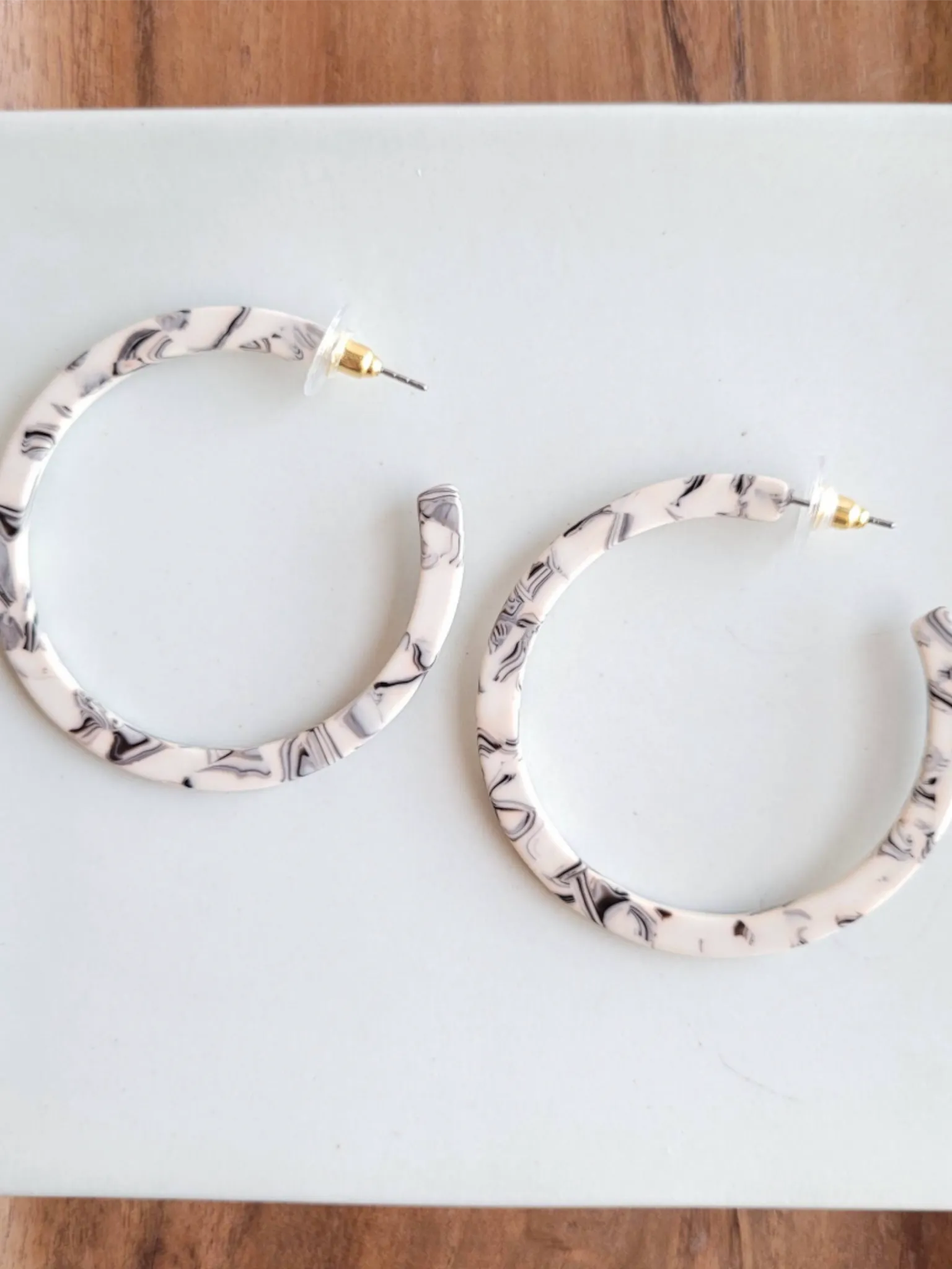 Cameron Hoops - Marble