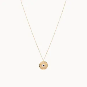 Eternal Gaze Pendant (14K Gold)