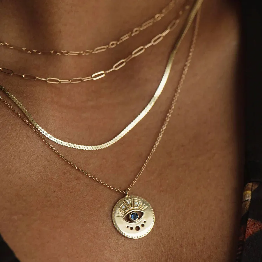 Eternal Gaze Pendant (14K Gold)