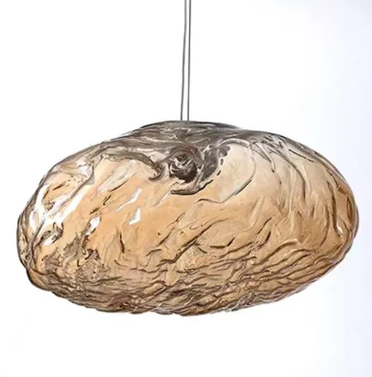 Extra Large Nordic Minimalist Glass Cloud Decorative Chandelier for Stairs/Living Room/High-ceiling Room