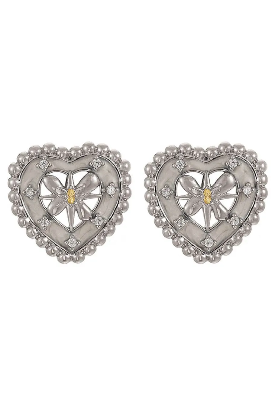 Freya Heart Studs