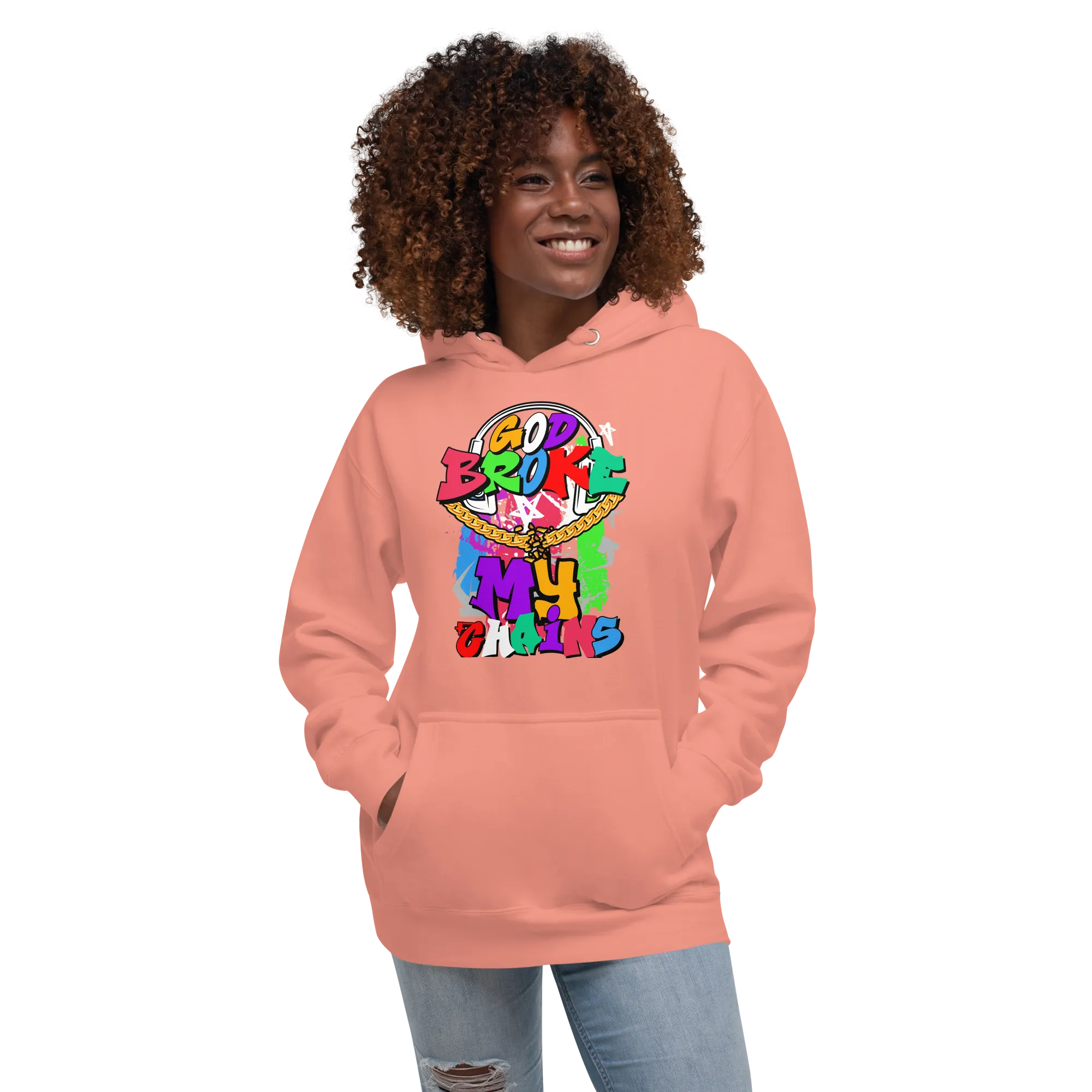God Broke my Chains Unisex Hoodie
