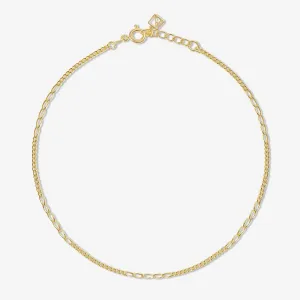 Koda ornate curb chain anklet
