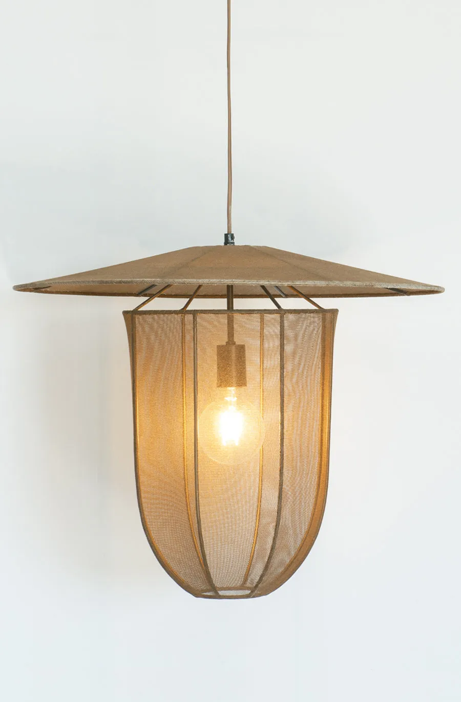 Lanterna Antique Gold Pendant Light