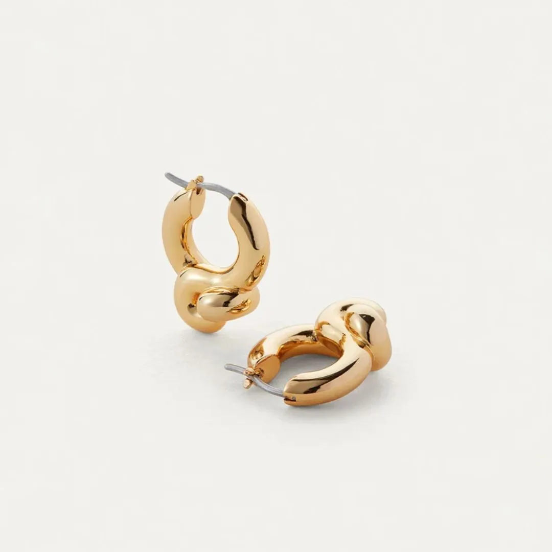 Maeve Hoops Small (Gold)