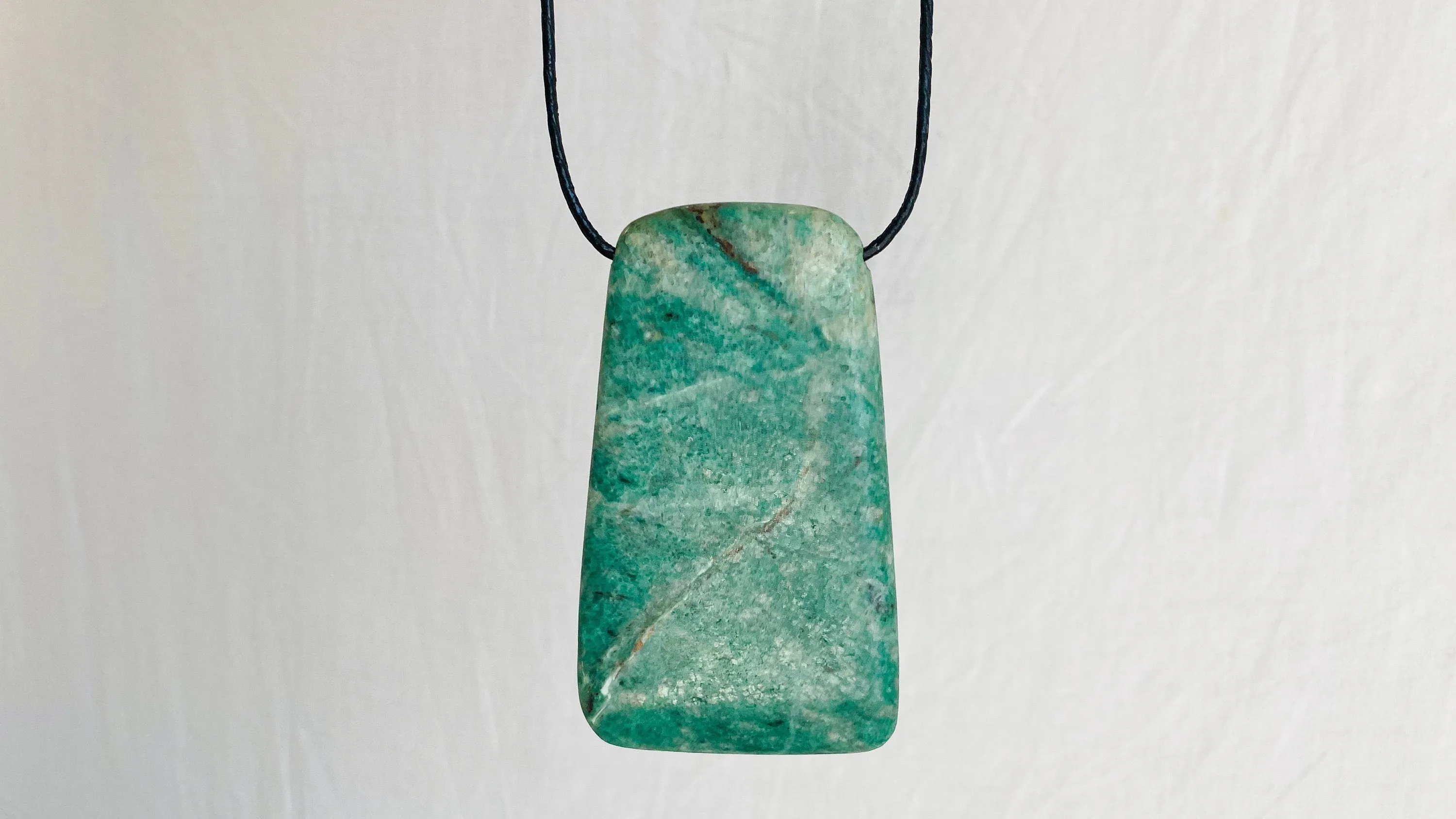 Mayan Green Jade Pendant. Hand-Carved Adze. Guatemala.