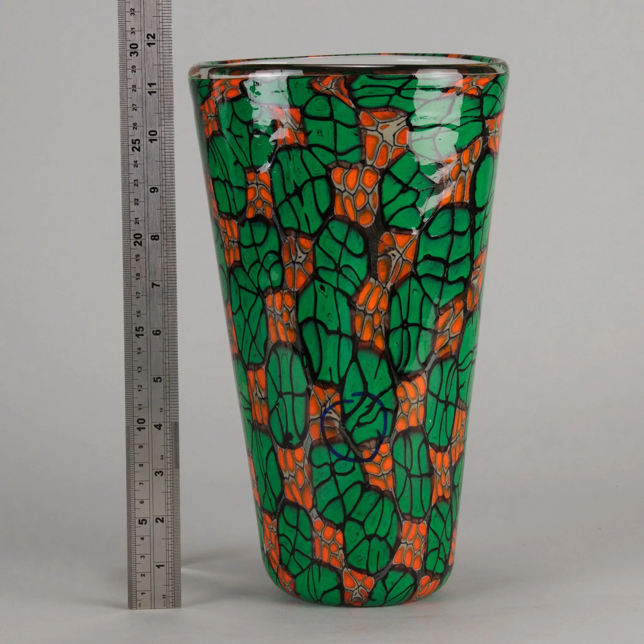 Murano “Murrine Vase VII” by Vittorio Ferro