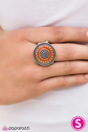 Paparazzi Ring ~ In A Field of Roses, Be A Wildflower - Orange