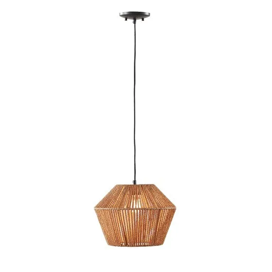 Ramsey Natural Woven Rope Pendant Lamp