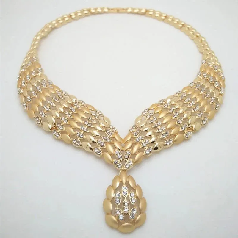 Regal African Beads Set - Stunning Bridal Jewelry Sets and Wedding Accessories