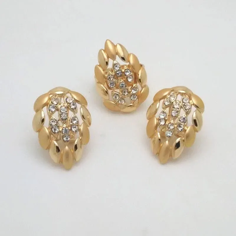 Regal African Beads Set - Stunning Bridal Jewelry Sets and Wedding Accessories