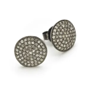 Rona Pfeiffer Pave Circle Earings