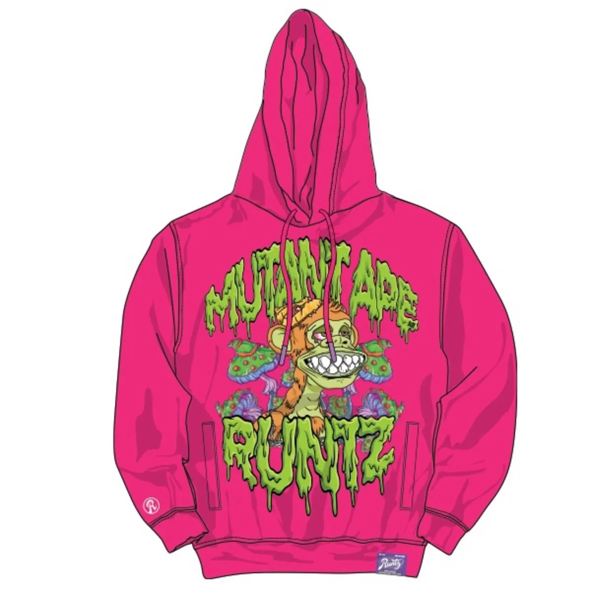 Runtz - Mutant Ape Hoodie - Ruby