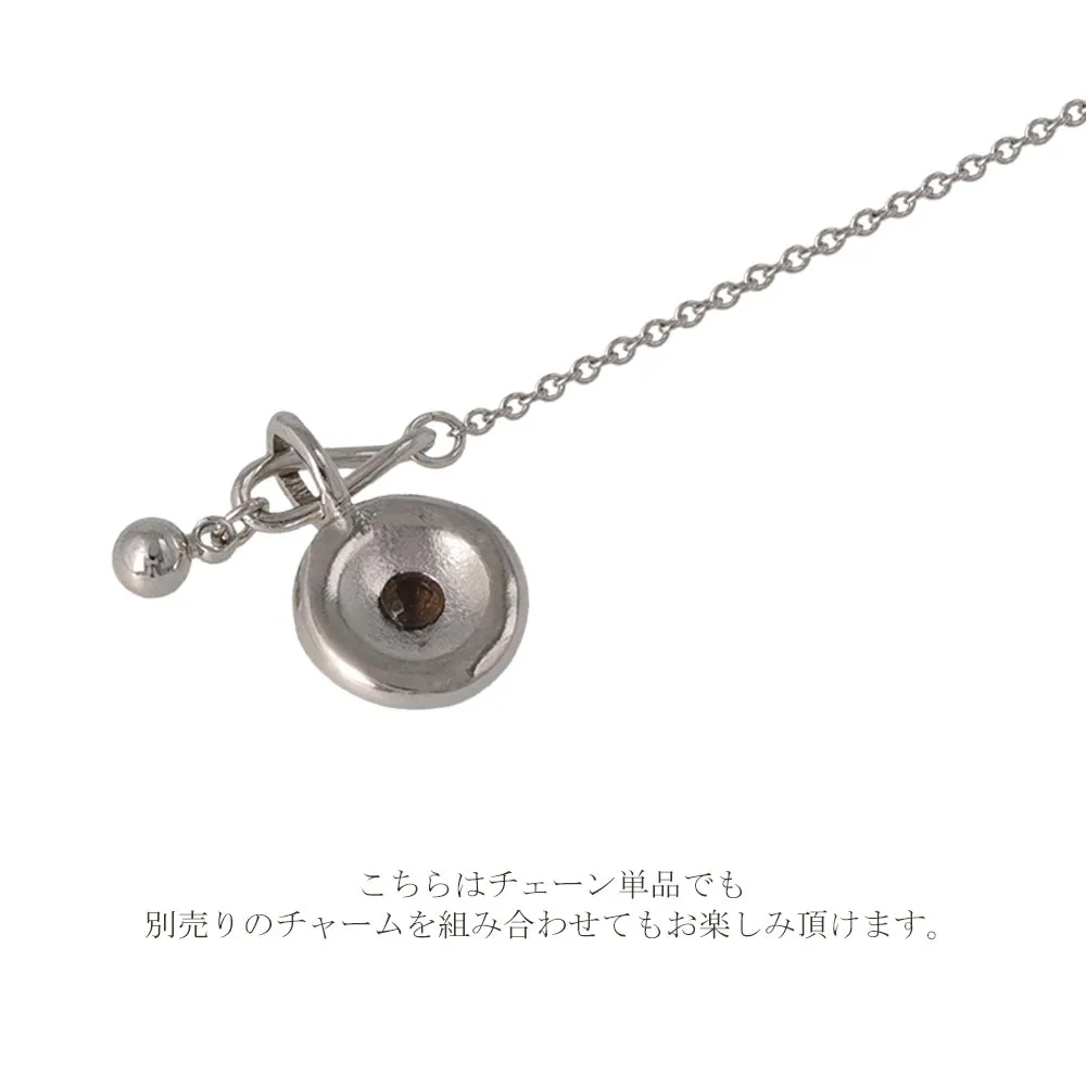 Silver Tone Cable Chain Necklace
