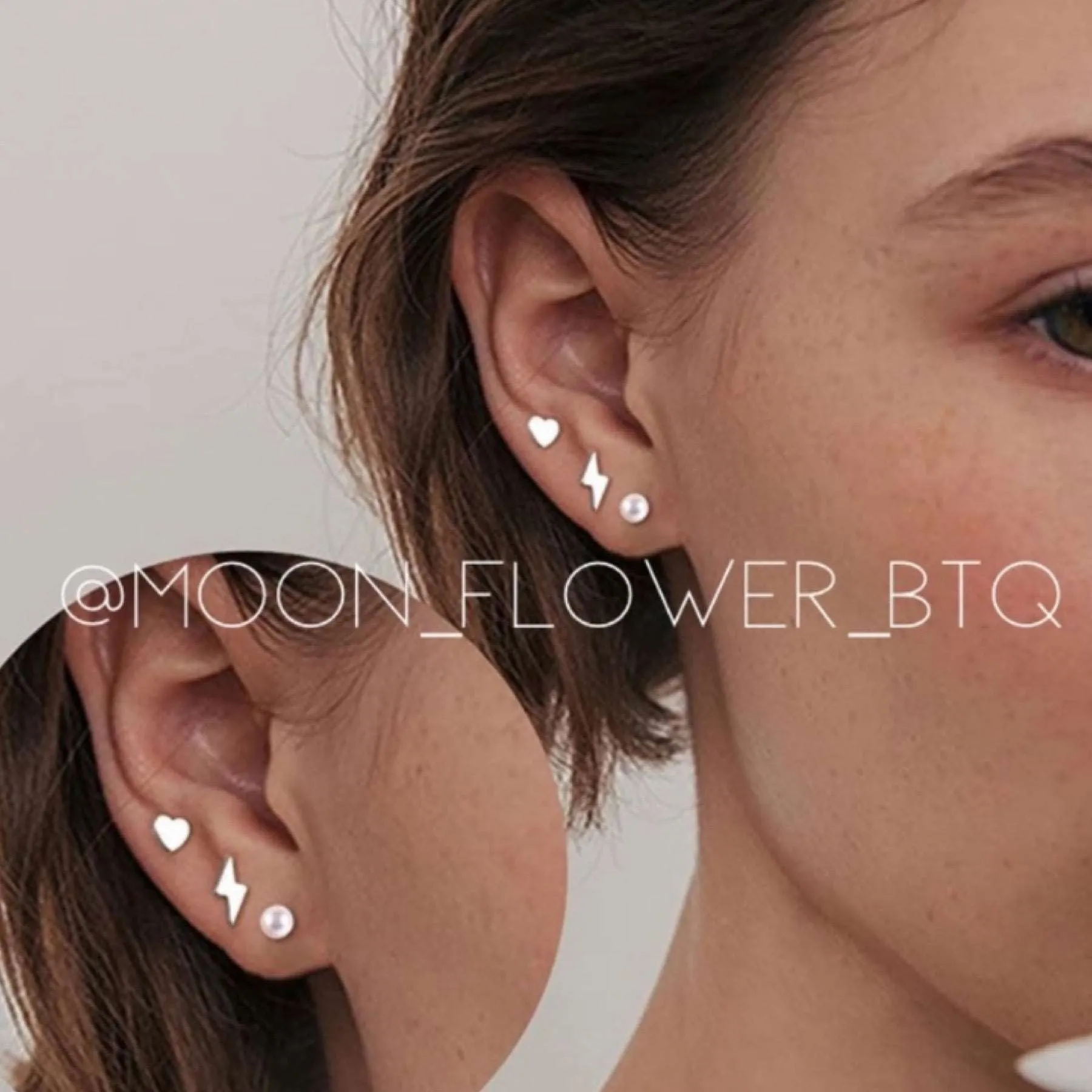 Tiny Silver 3mm Pearl Earrings
