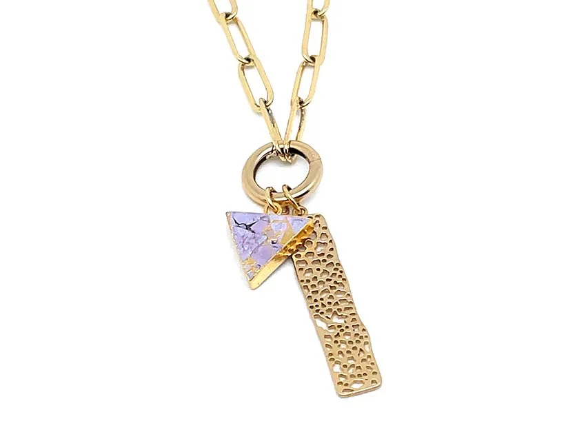 Treasure Box | Artistic Triangle Pendant