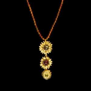Van Gogh Sunflower Pendant - Drop